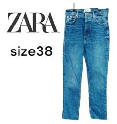 ZARA ／ストレートデニムパンツ size38