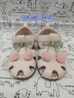 バースデー　フタフタ　サンダル　16.0　16.5　女の子のサムネイル