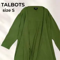 タルボット 総柄 ニット チュニック S カーディガン グリーン ボレロのサムネイル