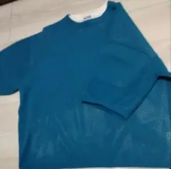 relume メッシュ Tシャツ 青