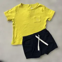 【プチバトー】ベビー　Ｔシャツ　短パン　サイズ81センチのサムネイル