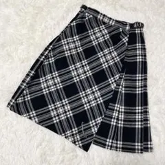 【hannah様専用】ヨークランド 巻きスカート チェック 9AR 日本製