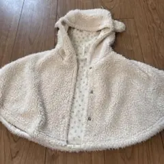 イーベビー　ポンチョ　くまポンチョ　アウター　フリーサイズ