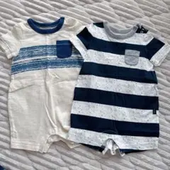 babygap ロンパース2点セット