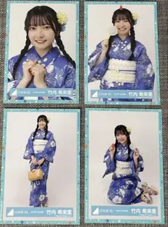 日向坂46 2025年 浴衣 生写真 4種コンプ 清水理央 ① - メルカリ