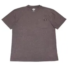 US古着 ディッキーズ 半袖Tシャツ ロゴパッチ 胸ポケット 夏物古着l50①