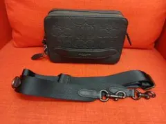 ★美品★ コーチ チャーター クロスボディ シグネチャー レザー c2609