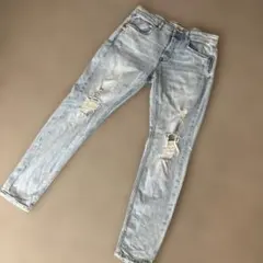 ZARA ダメージ加工 デニムジーンズ EUR42