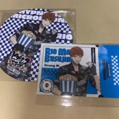 ヒプマイ ヒプムビカフェ チケット風ステッカー 毒島メイソン理鶯　コースター