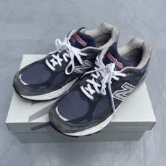 【激レア】New Balance 990V3 navy 26cmのサムネイル