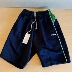 新品 未使用 FILA ハーフパンツ ジャージ 運動着 体操着 ロゴ付き S
