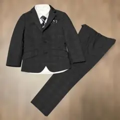 【極美品】WANDER FACTORY サイズ110 男の子 スーツ　ブラック