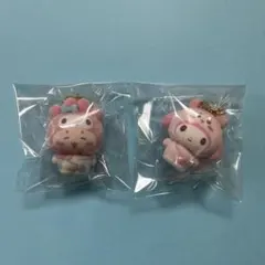 ちいかわ×サンリオキャラクターズ　シークレットフロッキーマスコットチャーム①