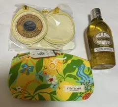 ロクシタン　アーモンドシャワーオイル　新品未開封　未使用ノベルティ３点セット