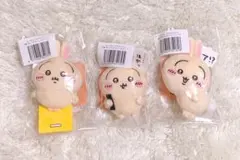 新品未開封　ちいかわ　うさぎだらけくじ　E賞ぬいぐるみバッジ3点セット