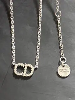 DIOR CD ネックレス　シルバー