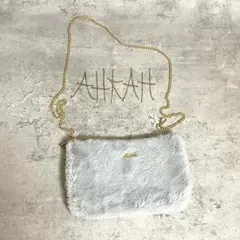 ✨美品✨AHKAH アーカー ファー チェーン ショルダーバッグ ポーチ