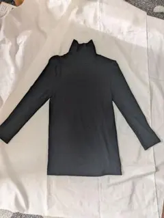 【EXTRA ON FEEL】タートルネック 9分袖　ブラック3L