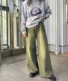 CIAOPANIC TYPYオーバーダイワイドデニムパンツ