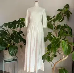 Yoko chan ロングワンピース　ホワイト　白 LONG DRESS – YOKO CHAN