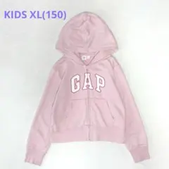 GAP KIDSピンク ジップアップパーカー 女の子150cm(XL)