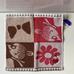 【新品】 未使用品 MOOMIN リトルミィ ハンドタオル ピンクブラウン