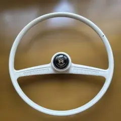 FLAT4 VW純正スタイル ステアリングホイール アイボリーφ400mm - メルカリ