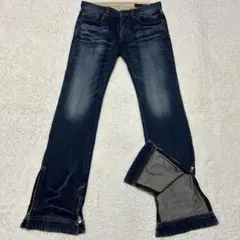 日本製 RICO W34 リコ ブーツカットデニムパンツ フレアジーンズ 鬼ヒゲのサムネイル