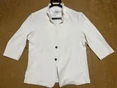 NICOLE CLUB FOR MEN ホワイト 七分袖ジャケットのサムネイル