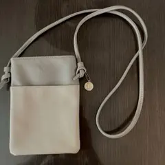 Eleganceノベルティ スマホショルダーバッグ グレーベージュのサムネイル