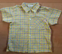 moujonjon☆チェック柄シャツ☆110