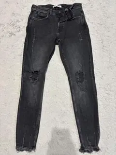ZARA ダメージ加工 スキニージーンズ EUR 38