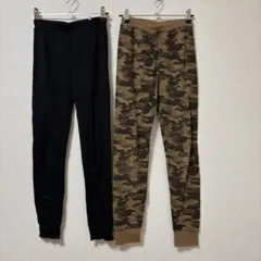 ローリーズファーム　レギンス 黒、迷彩