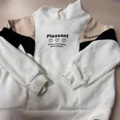 トップス　裏起毛　130サイズ　トレーナー　フードつき