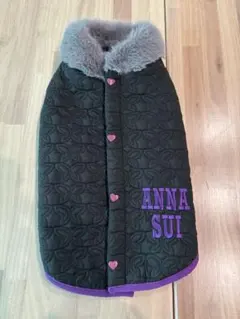 【再値下げ　着用5回未満】ANNA SUI 犬服 黒・紫　L