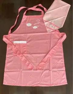 Courrèges ピンク　エプロン とナプキンセット