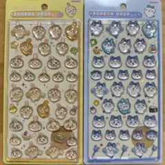 【正規品】ボンボンドロップシール ハチワレ うさぎ　第一弾 2枚セット
