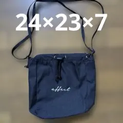 WEGO affect ショルダーバッグ ブラック☆のサムネイル
