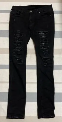 mnml ミニマル X165 Paisley Stretch Denim 34