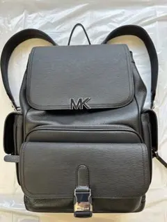 MK ブラックバックパック フラップ付き