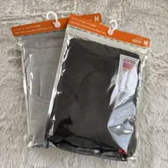 新品未開封★ユニクロ ヒートテック UネックT 八分袖 Mサイズ 2枚セット ⑧