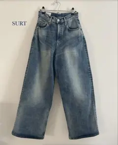 【ほぼ未使用品】SURT バギーパンツ DENIM サイズM