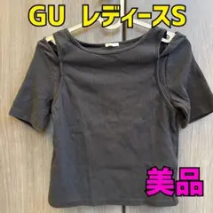 GU レディーストップス　黒　S