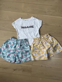 UNIQLO PAUL & JOE 3点セット Tシャツ ショートパンツ