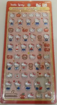 【正規品】ハローキティ ボンボンドロップシールmini レッド