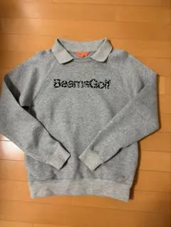値下げ！BeamsGolf ビームスゴルフ グレー トレーナー 襟 レディースM