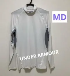 アンダーアーマー　ゴルフ　モックネックシャツ　アンダーシャツ　　　白　MD