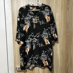 UNIQLO 花柄 半袖シャツ XL