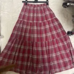 dazzlin ロングスカート チェック