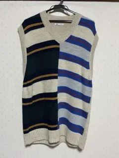 ZARA(ザラ) ボーダー柄 ベスト L〜XL